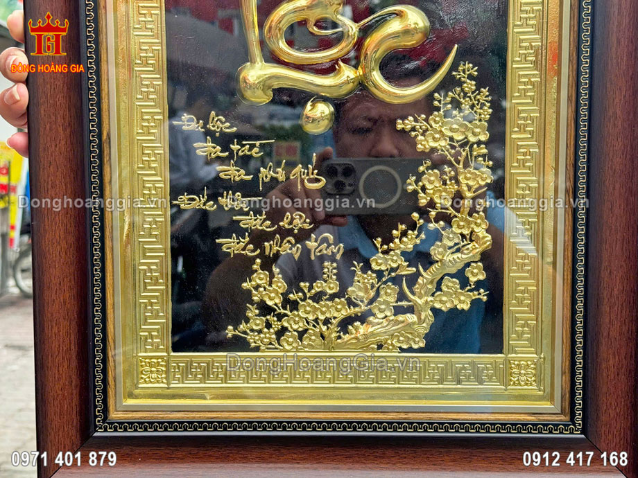 Đồng Hoàng Gia là địa chỉ chế tác tranh chữ lộc thư pháp bằng đồng uy tín